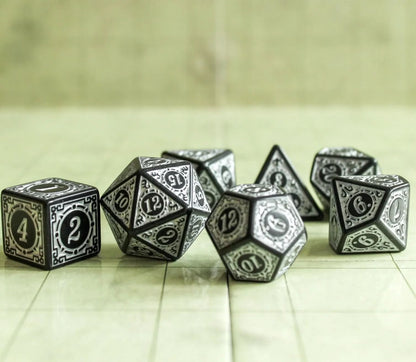 White Zoltar Dice Set