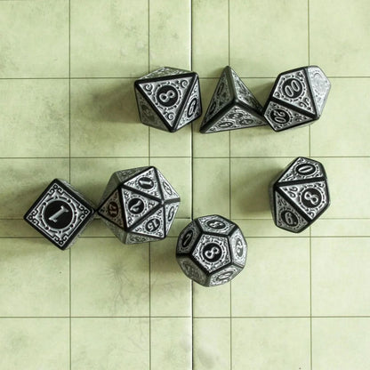 White Zoltar Dice Set