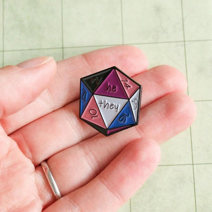 He/They Pronoun Pin