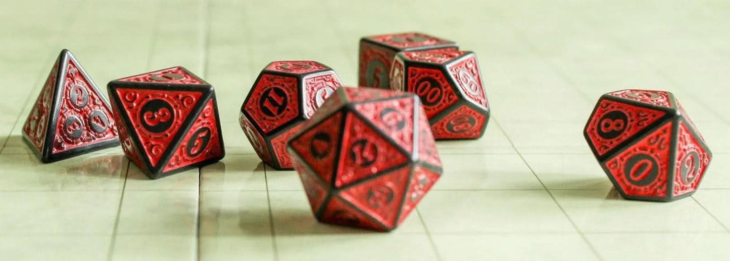 Red Zoltar Dice Set
