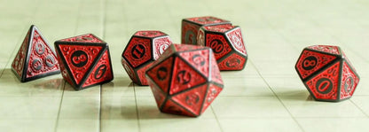 Red Zoltar Dice Set
