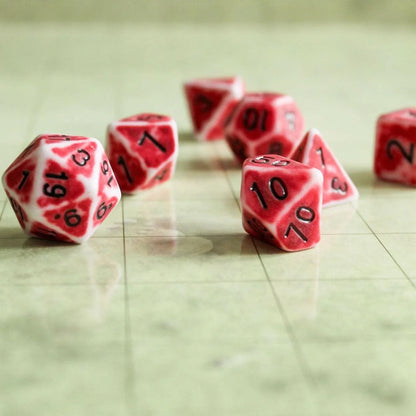 Archaic Light Red Dice Set