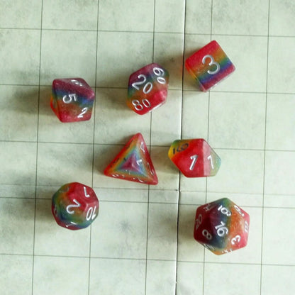 Rainbow Pride Flag Dice Set