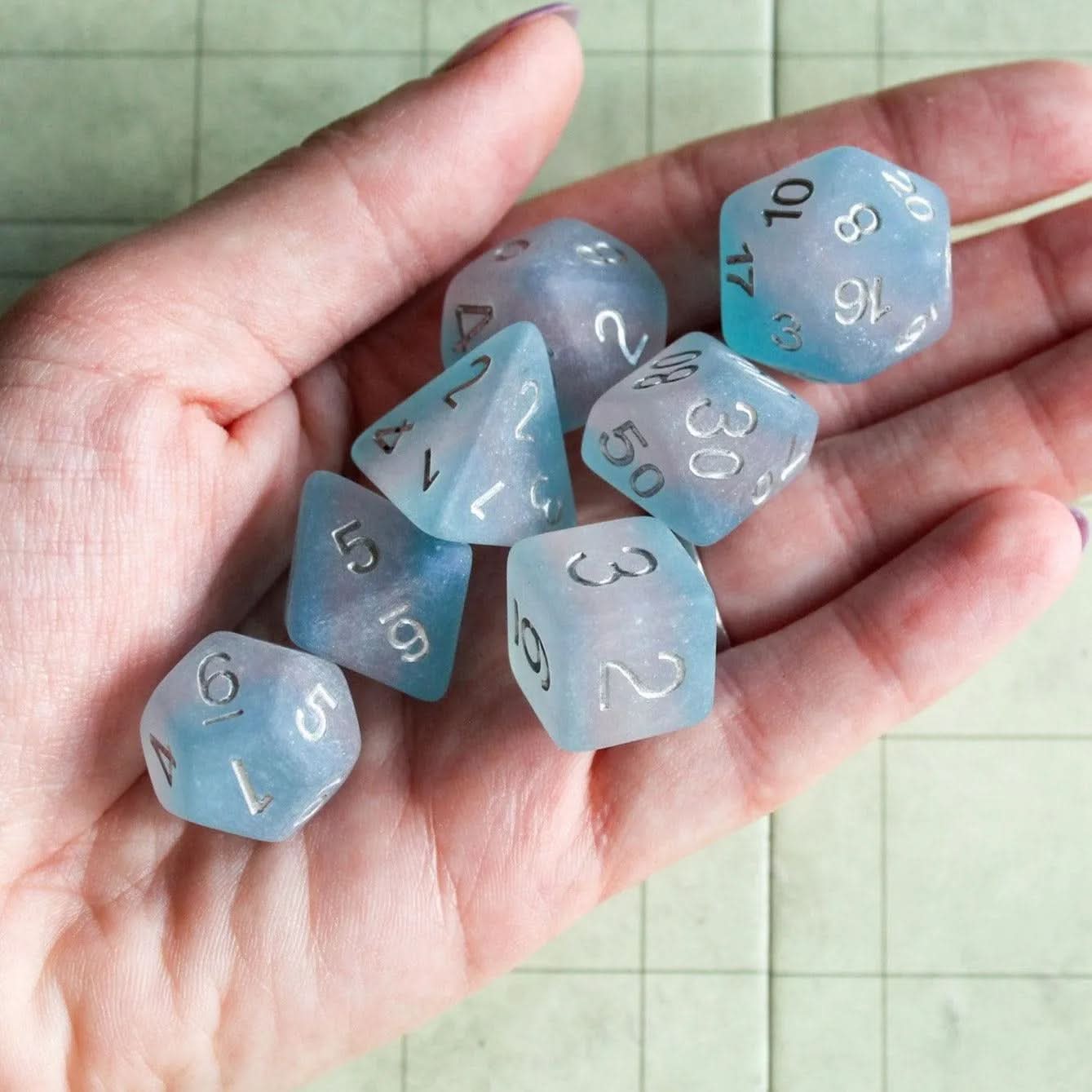 Transgender Pride Flag Dice Set