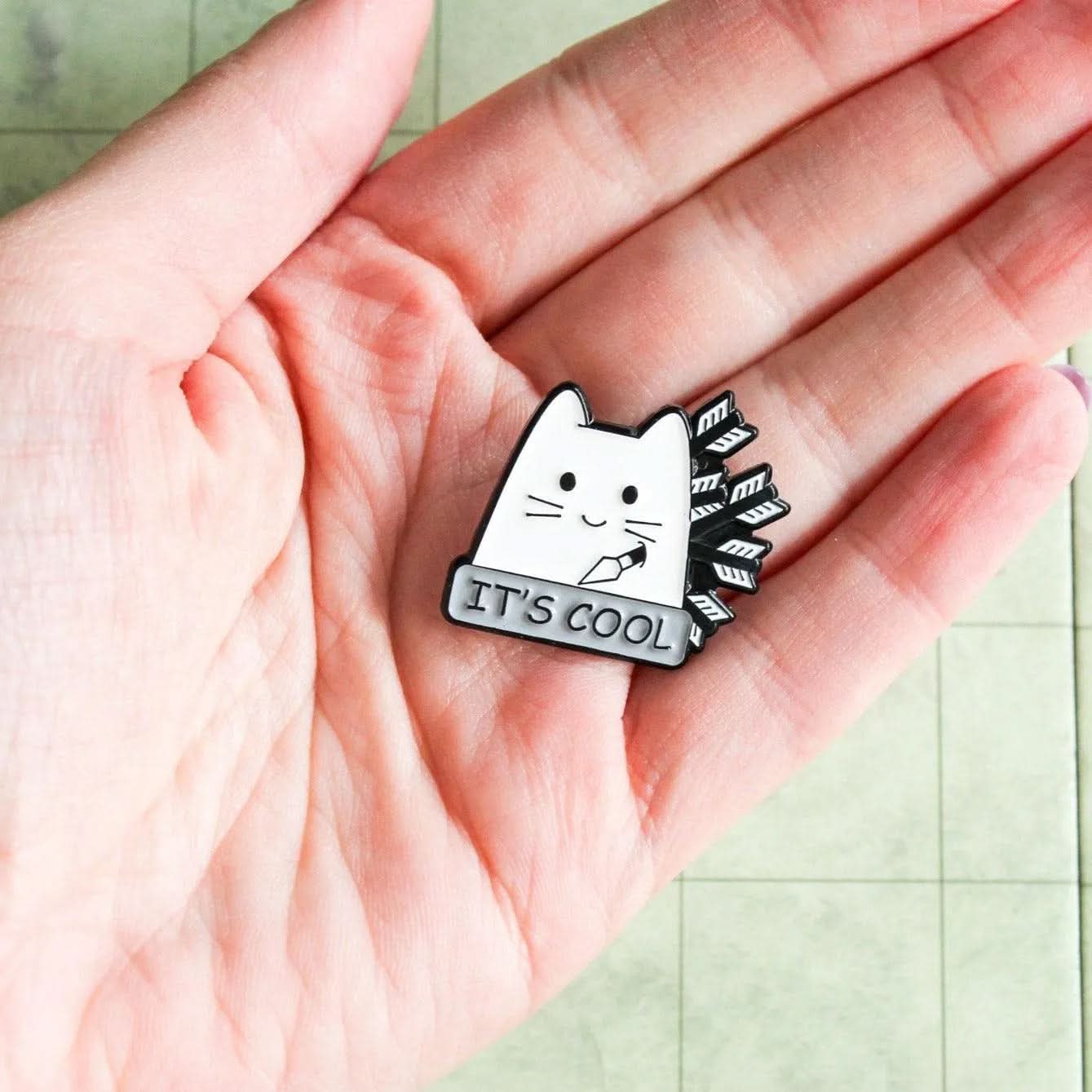 It's Cool Cat Pin