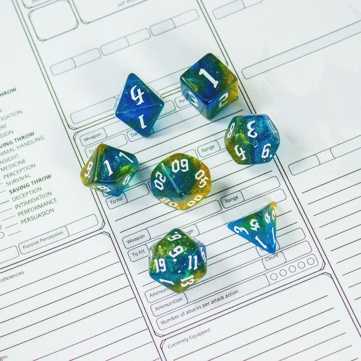 Nebula Fog Dice Set