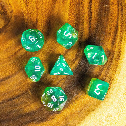 Forest Green Fog Dice
