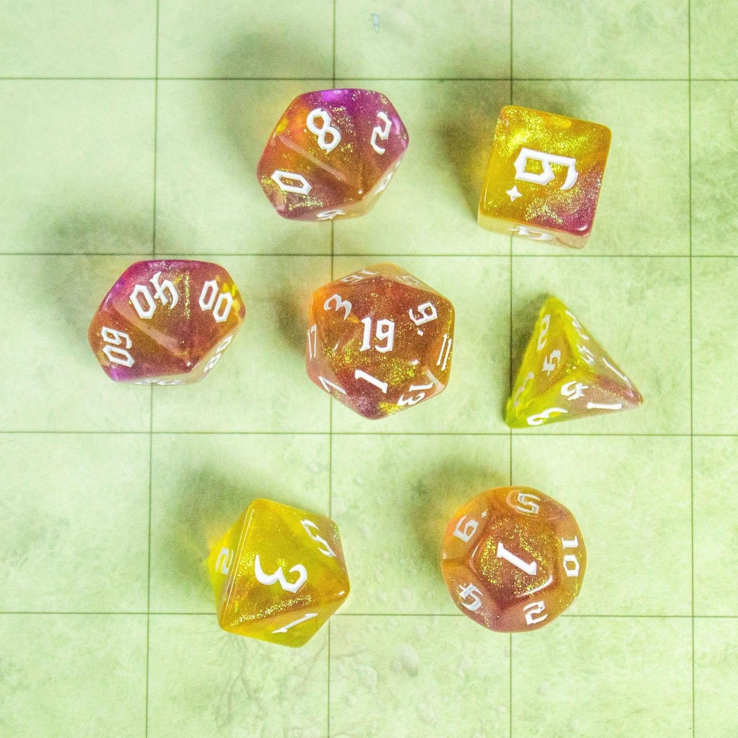 Sunset Fog Dice Set
