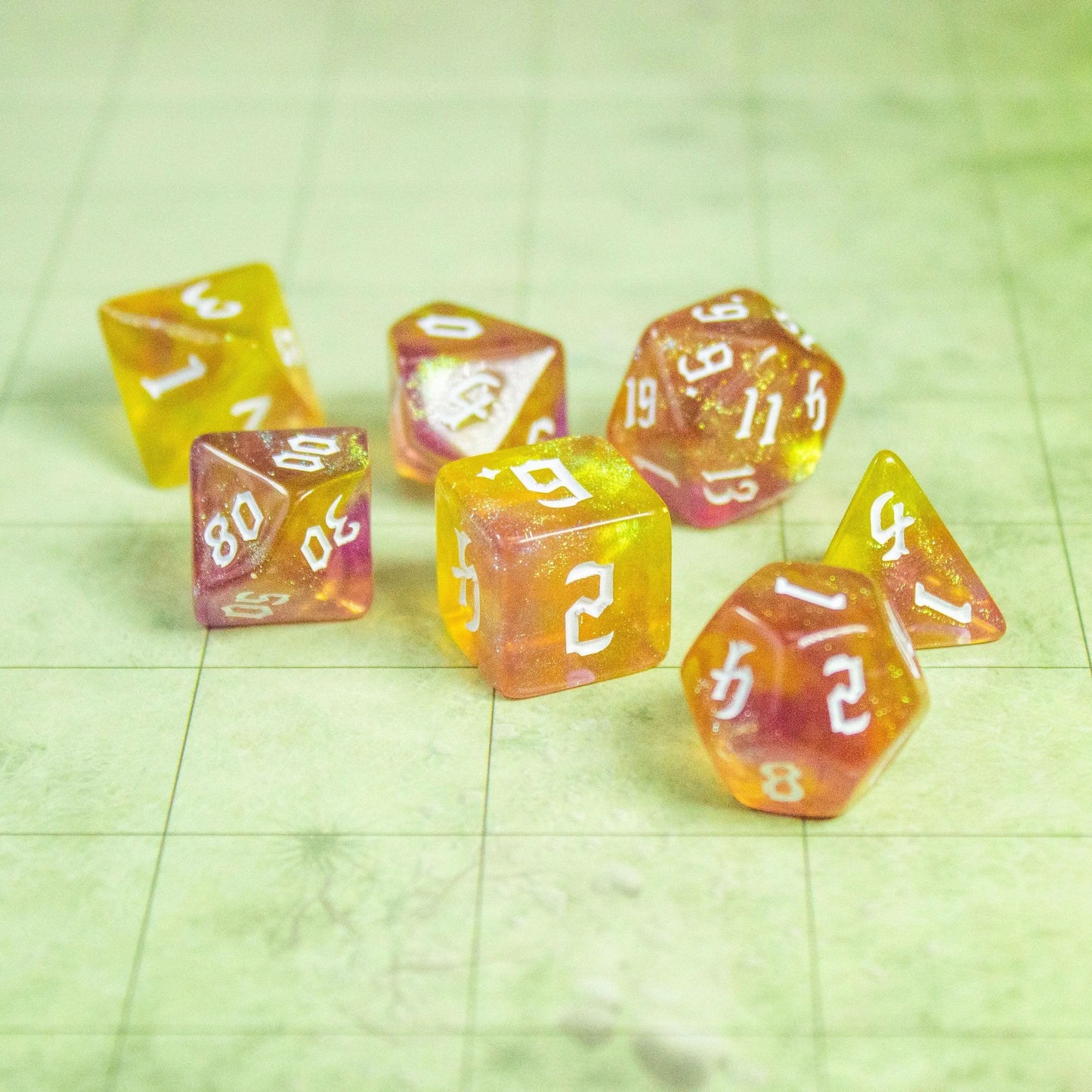Sunset Fog Dice Set