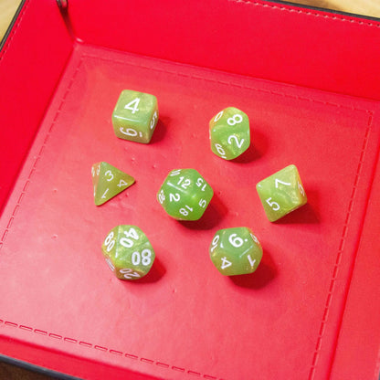Green Shimmer Dice