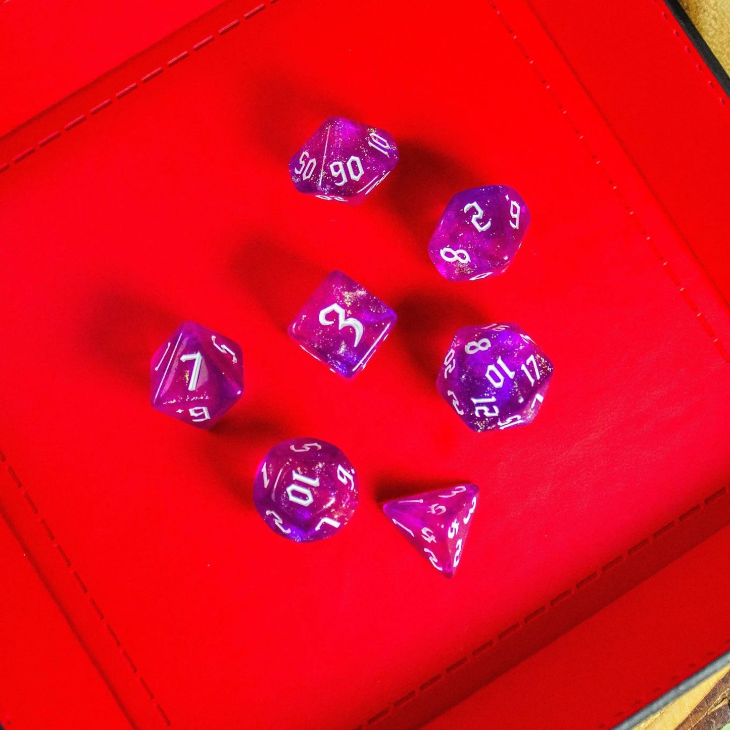 Fuchsia Fog Dice Set