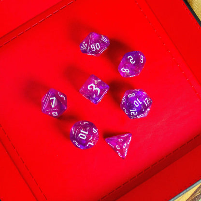 Fuchsia Fog Dice Set
