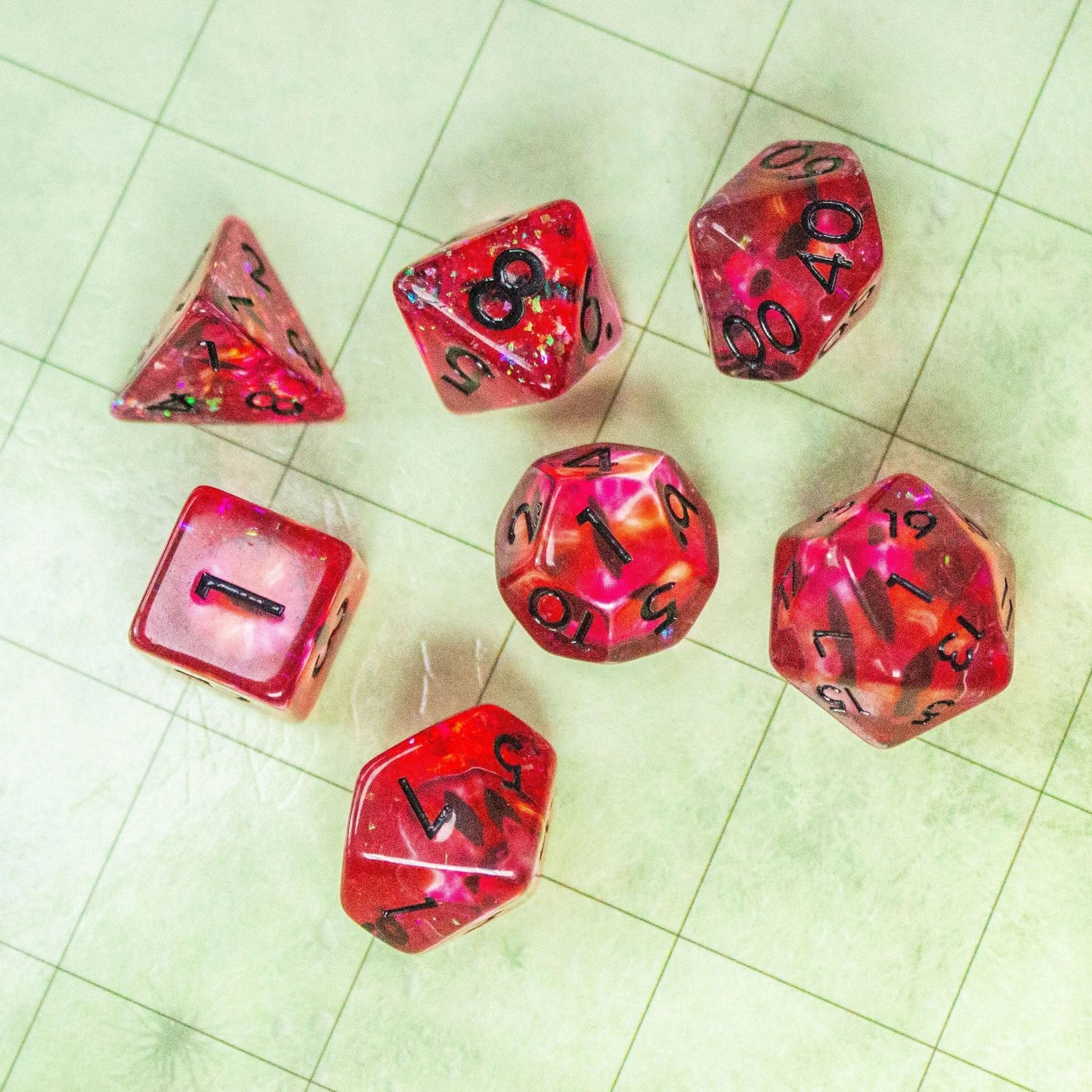 Red Evil Eye dice