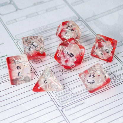 Ghost Halloween Dice Set