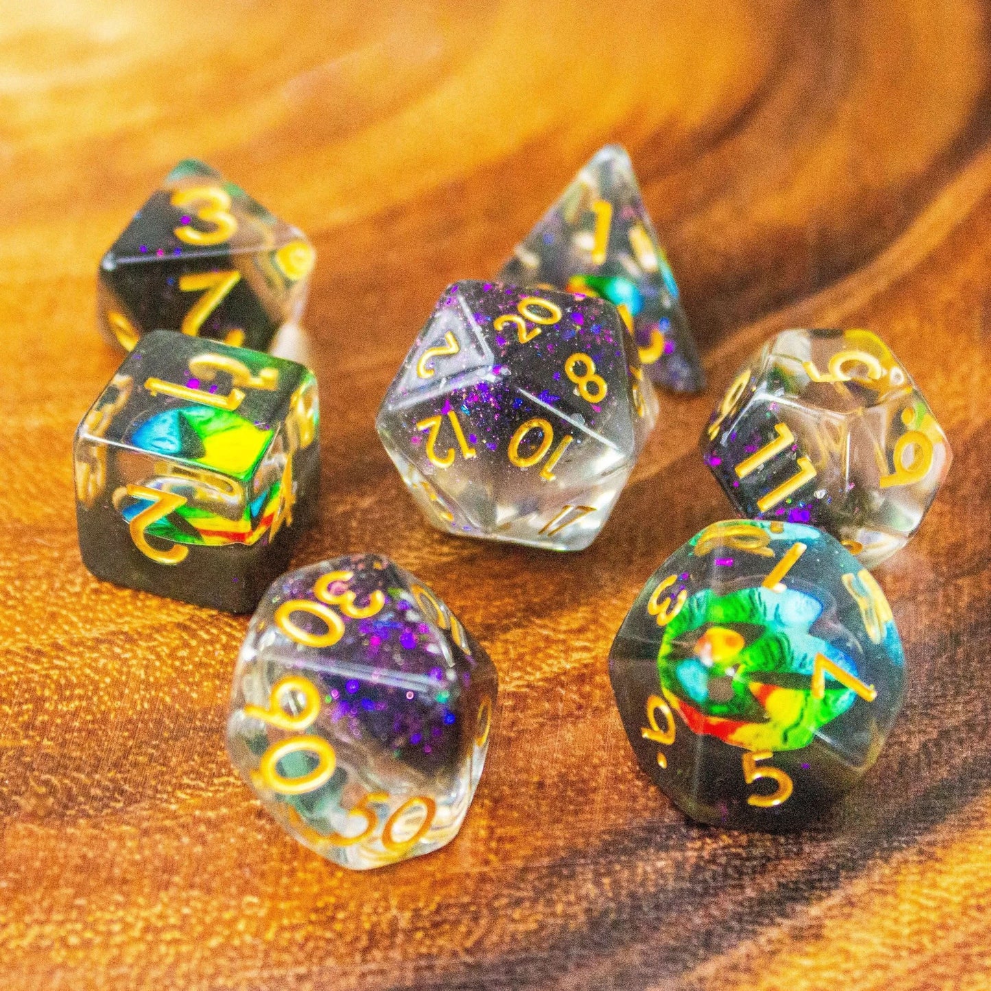 Two Tone Snake Eyes Dice