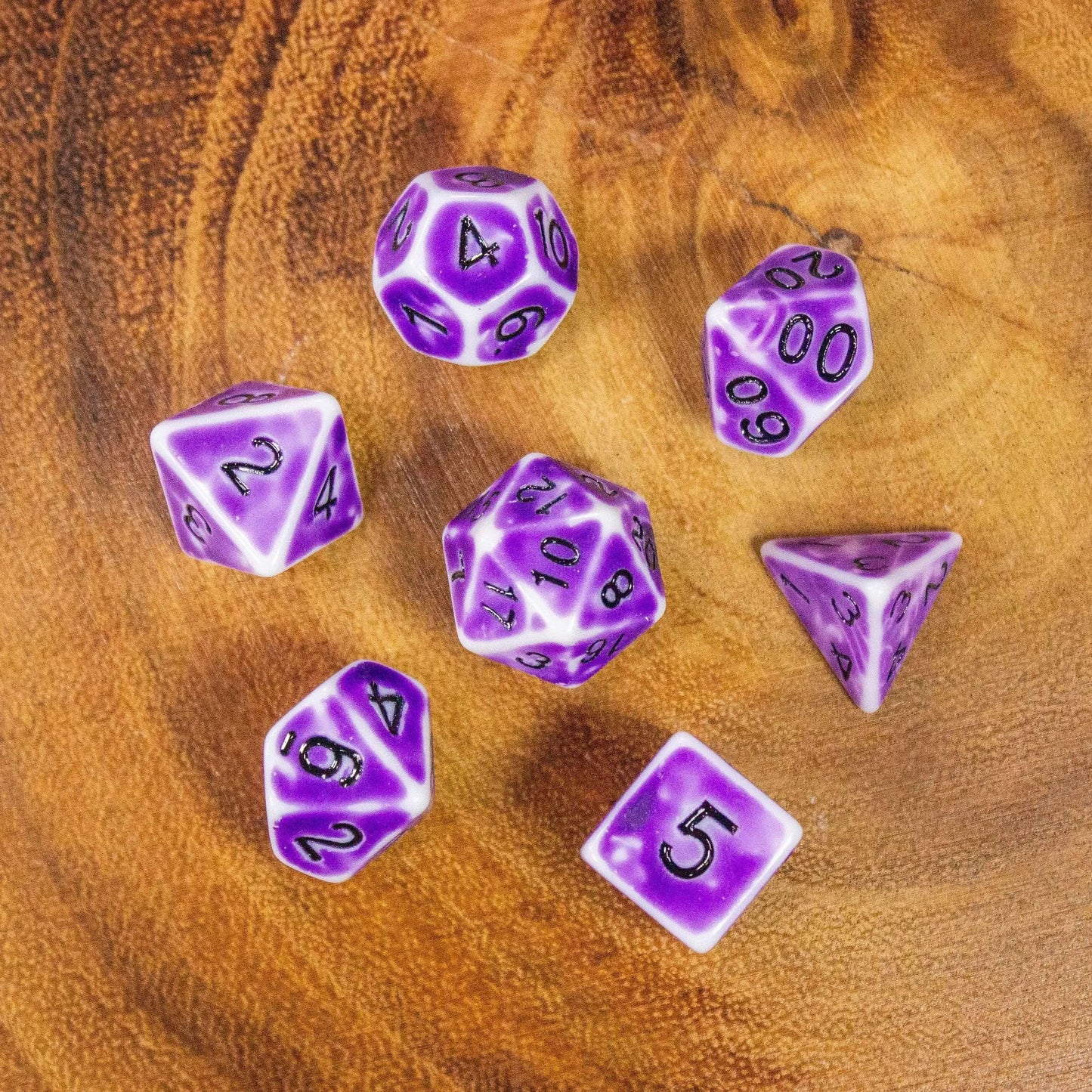 Archaic Light Purple Dice Set