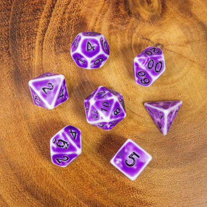 Archaic Light Purple Dice Set