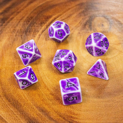 Archaic Light Purple Dice Set