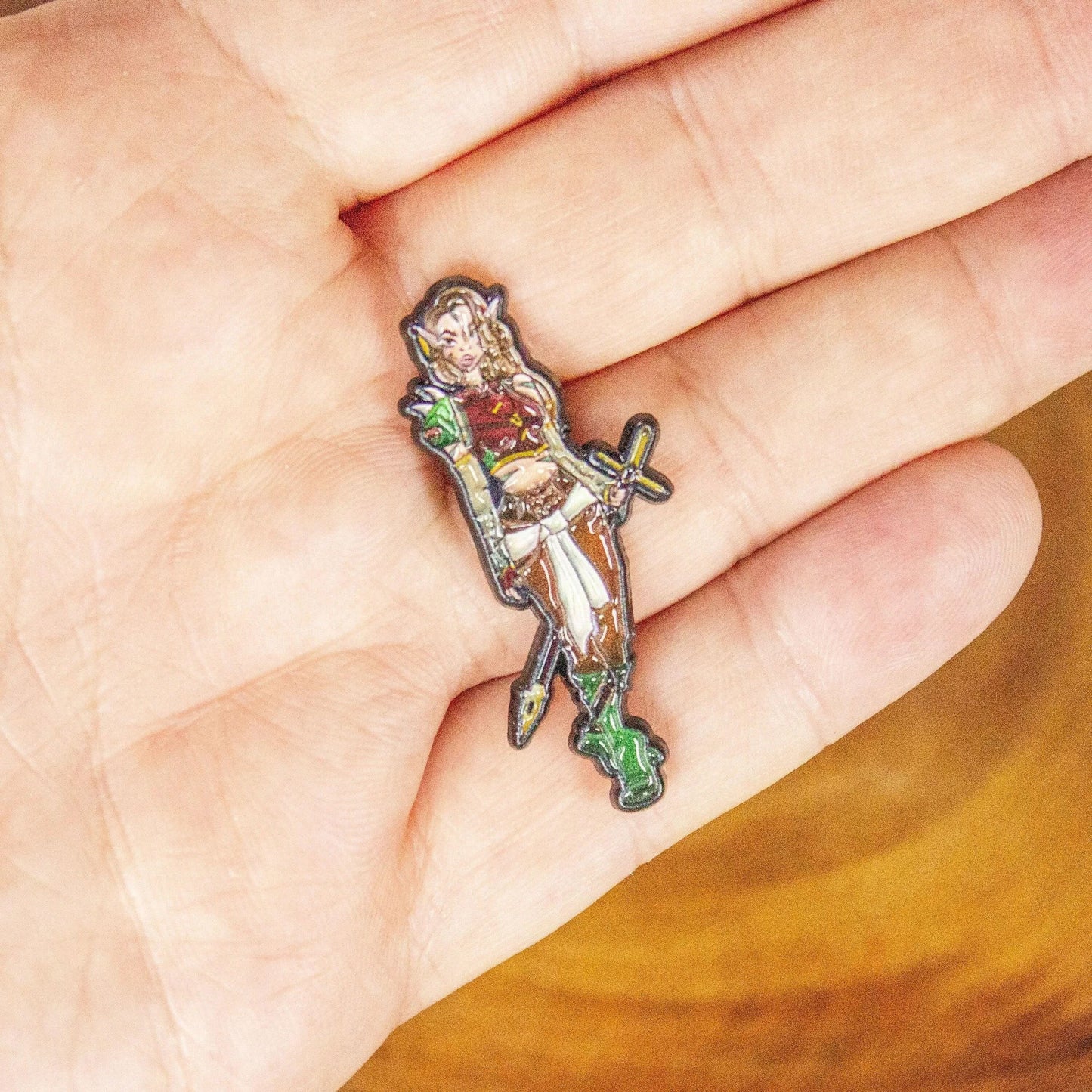 Elf Enemal Pin Warrior