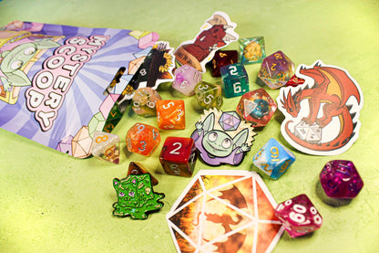 Mystery dice chest scoops
