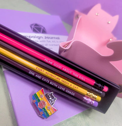 Cat Pencils | Dungeon meowster | Perfect for Cats and Catacombs