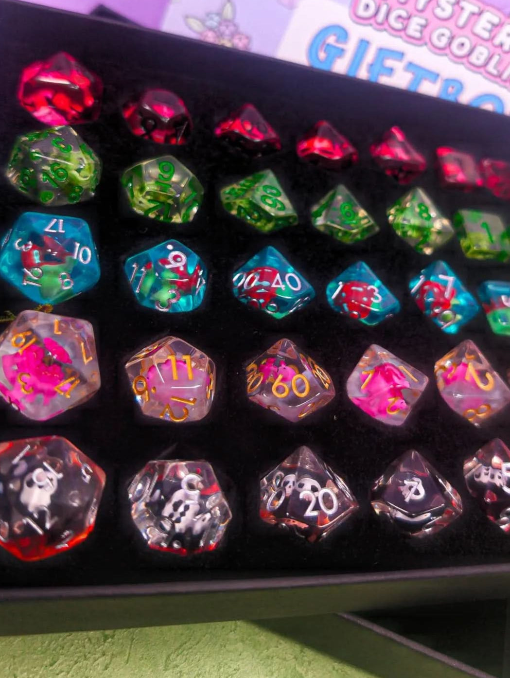Mystery Dice Box | Display Box and rolling tray