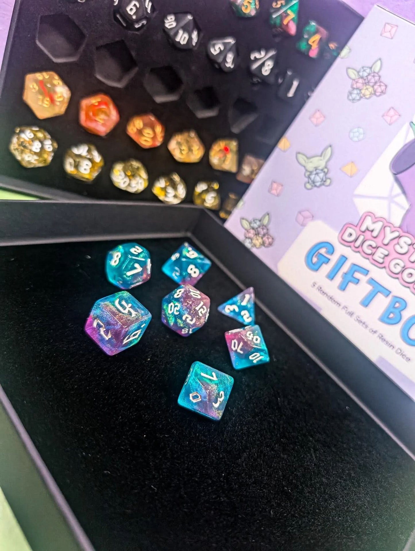 Mystery Dice Box | Display Box and rolling tray