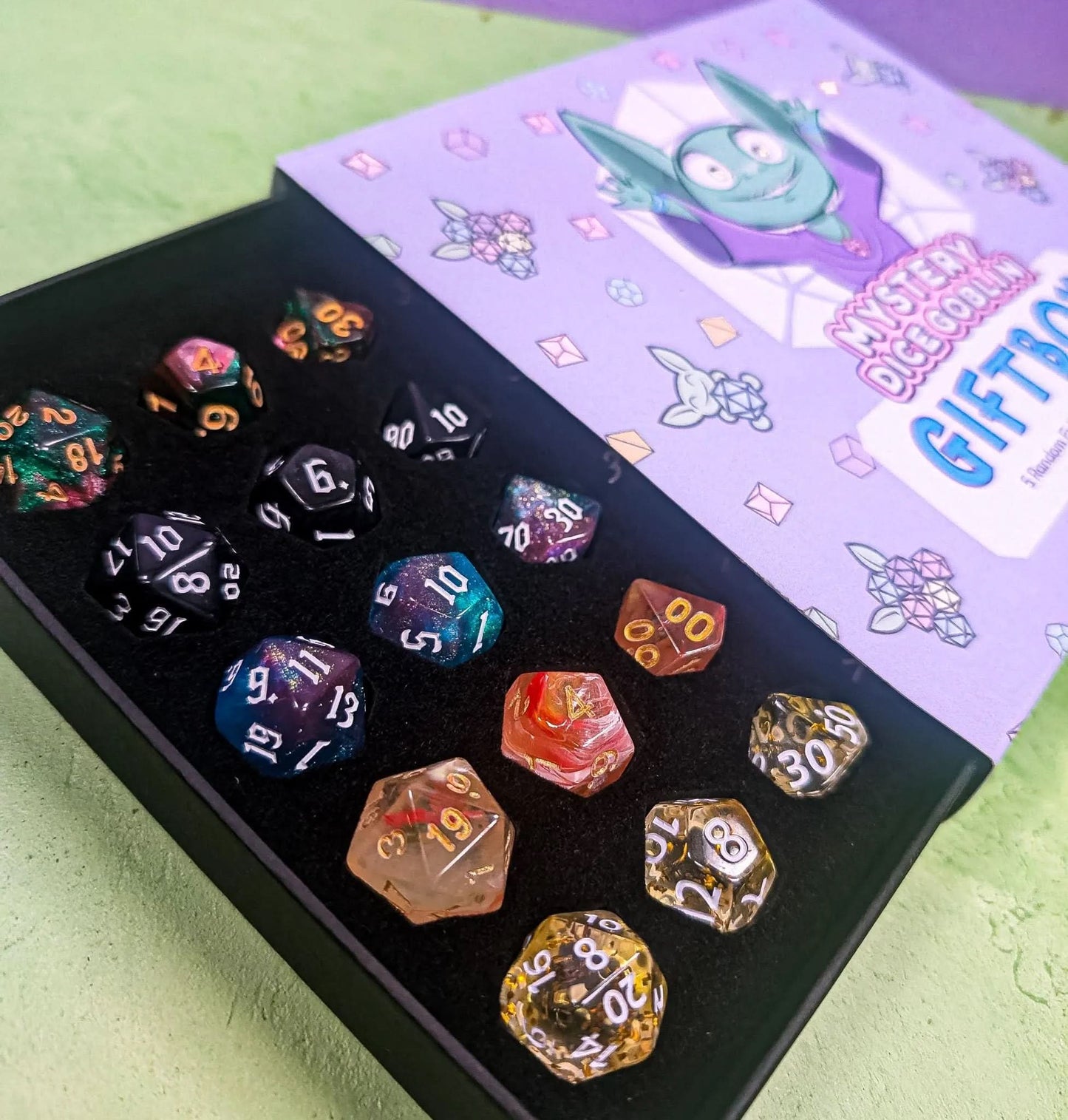 Mystery Dice Box | Display Box and rolling tray