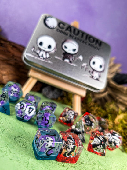 Grim Reaper Dice Tin