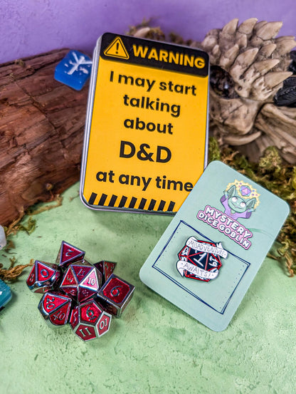 Warning Dice Tin