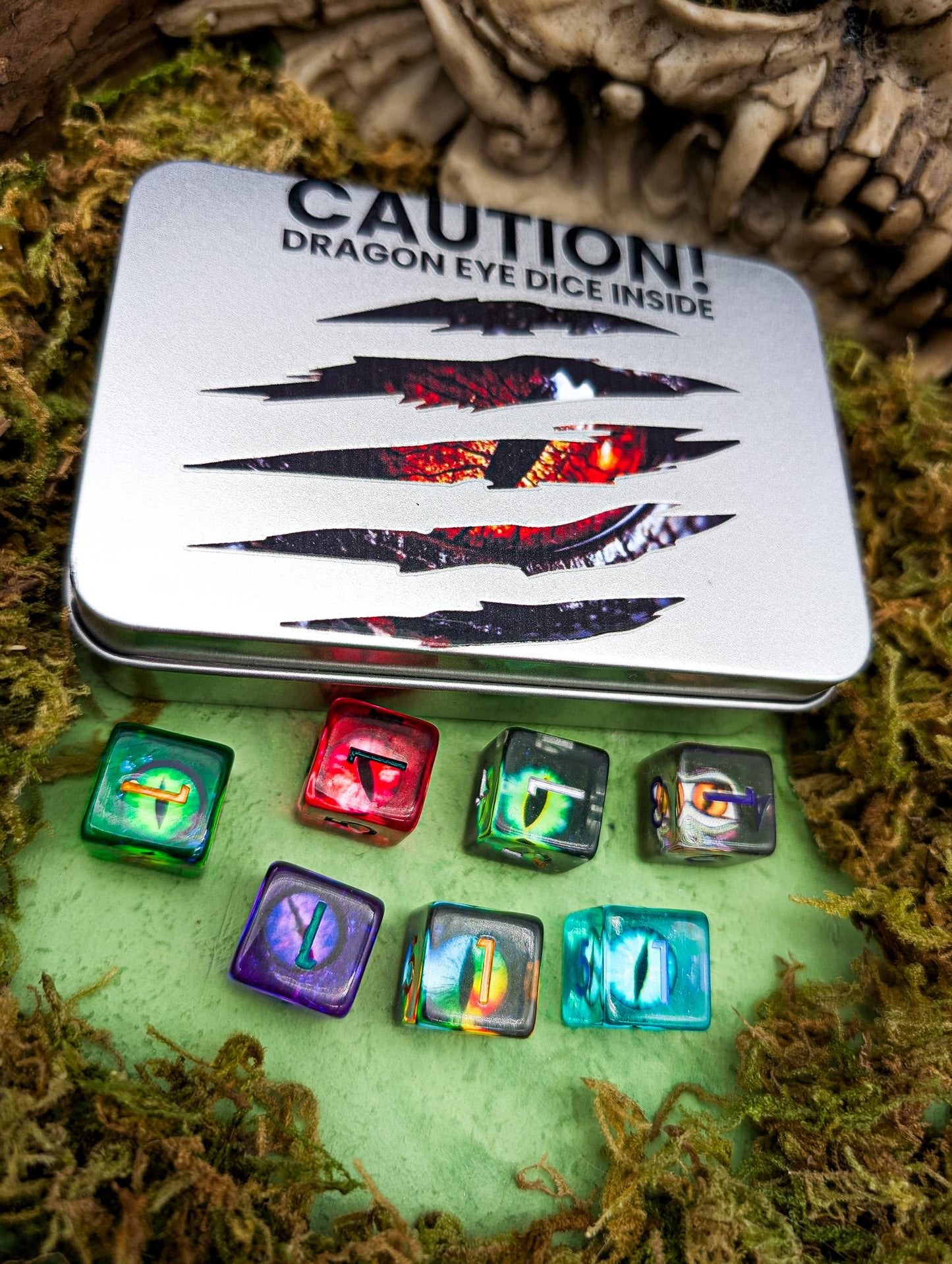 Dragon Eye Dice Tin