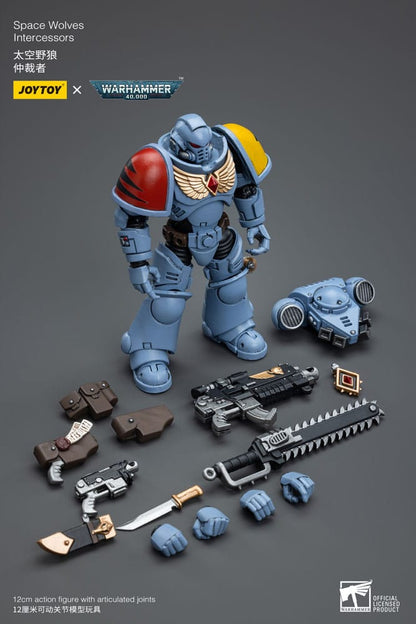 Joy Toy Warhammer 40k: Space Wolves Intercessor 12cm