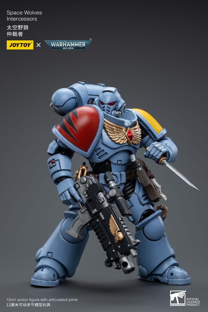 Joy Toy Warhammer 40k: Space Wolves Intercessor 12cm