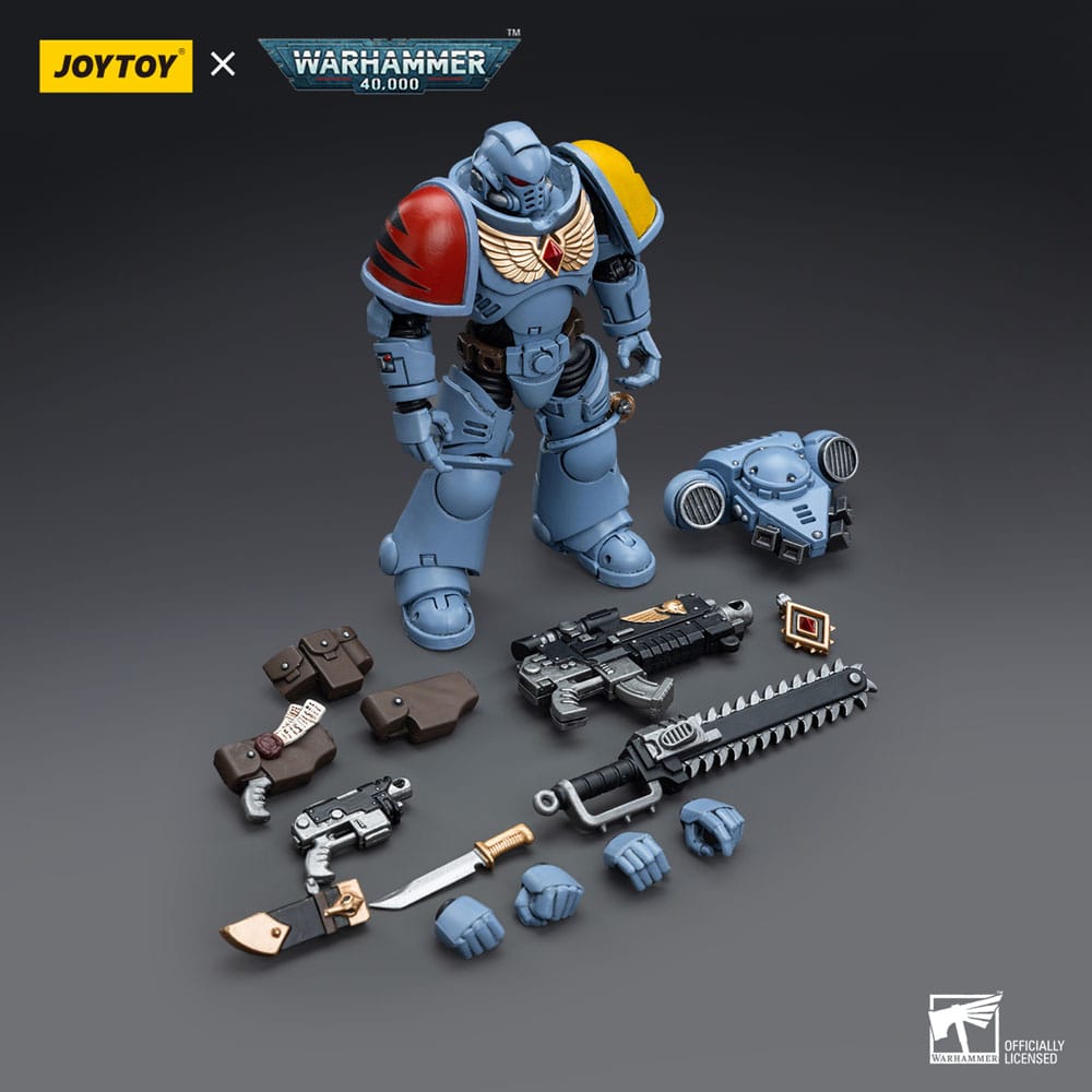Joy Toy Warhammer 40k: Space Wolves Intercessor 12cm