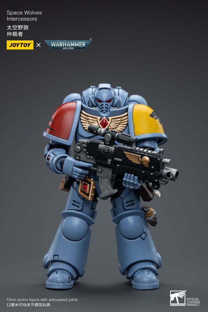 Joy Toy Warhammer 40k: Space Wolves Intercessor 12cm