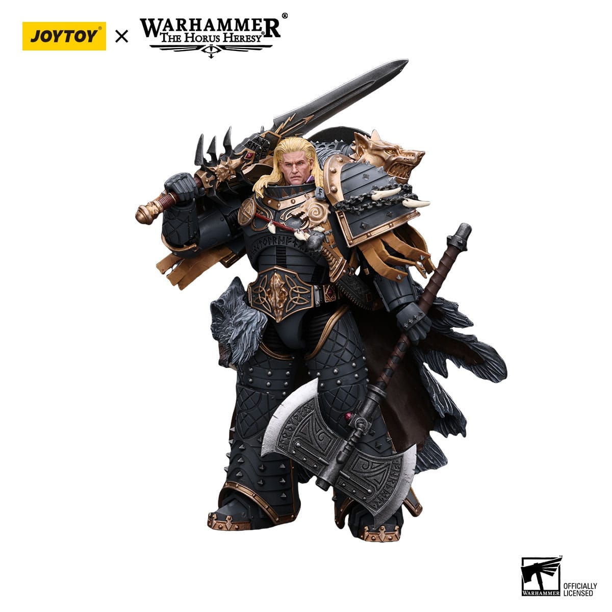 Joy Toy Warhammer 40k: Space Wolves Leman Russ Primarch 12cm