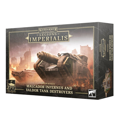 Legions Imperialis: Solar Auxilia Malcador / Infernus and Valdor Tank Destroyers