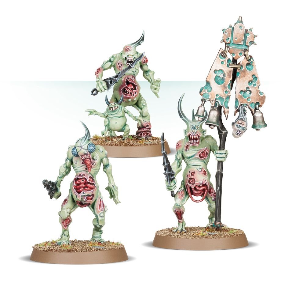 Maggotkin of Nurgle: Plaguebearers