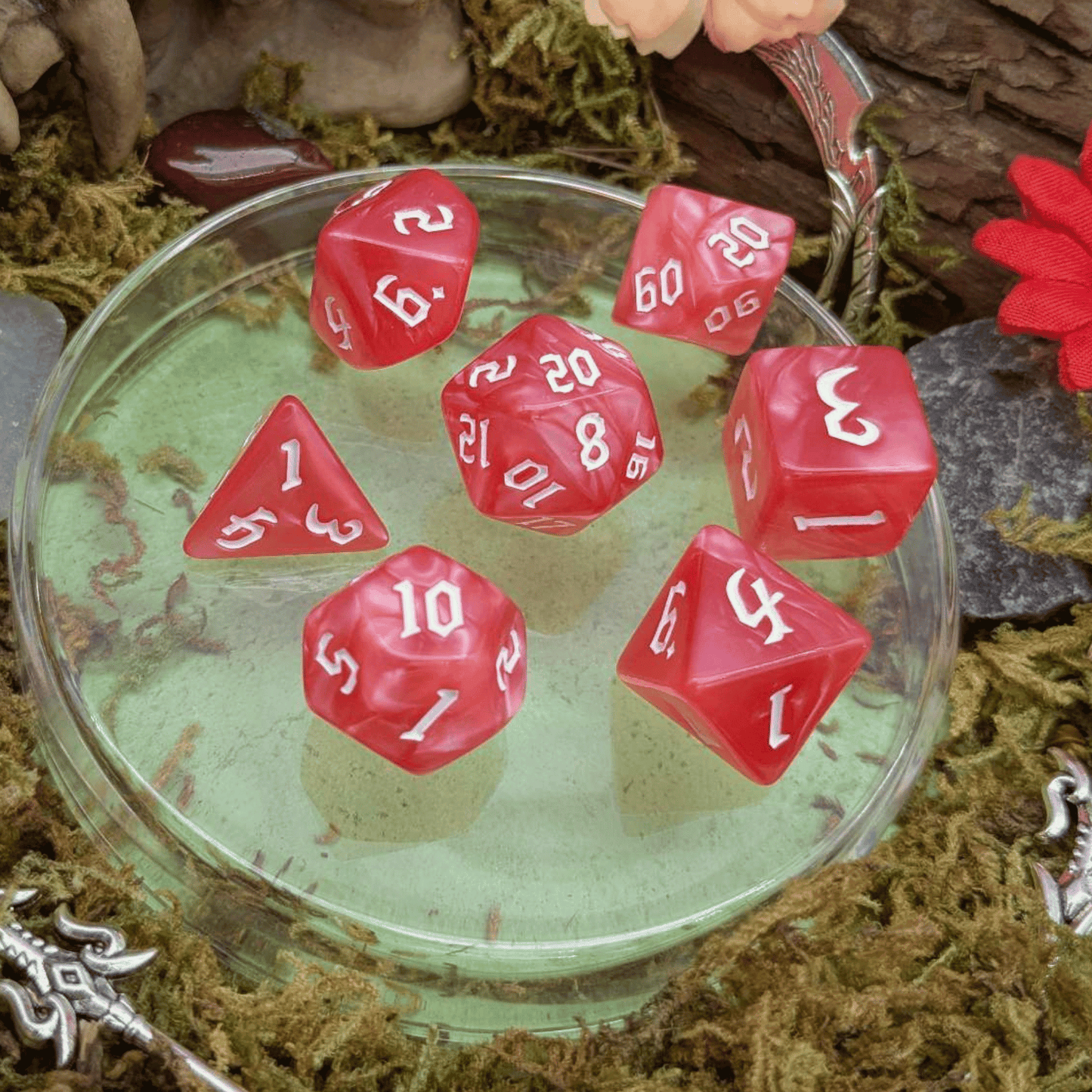 Pink Mist Dice Set