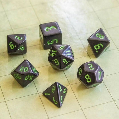 Green Witch Dice Set