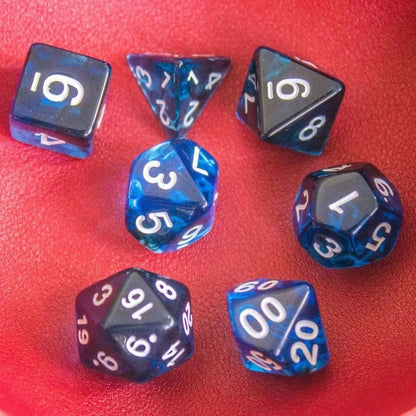 Blue Smoke Dice Set