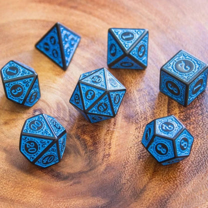 Blue Zoltar Dice Set