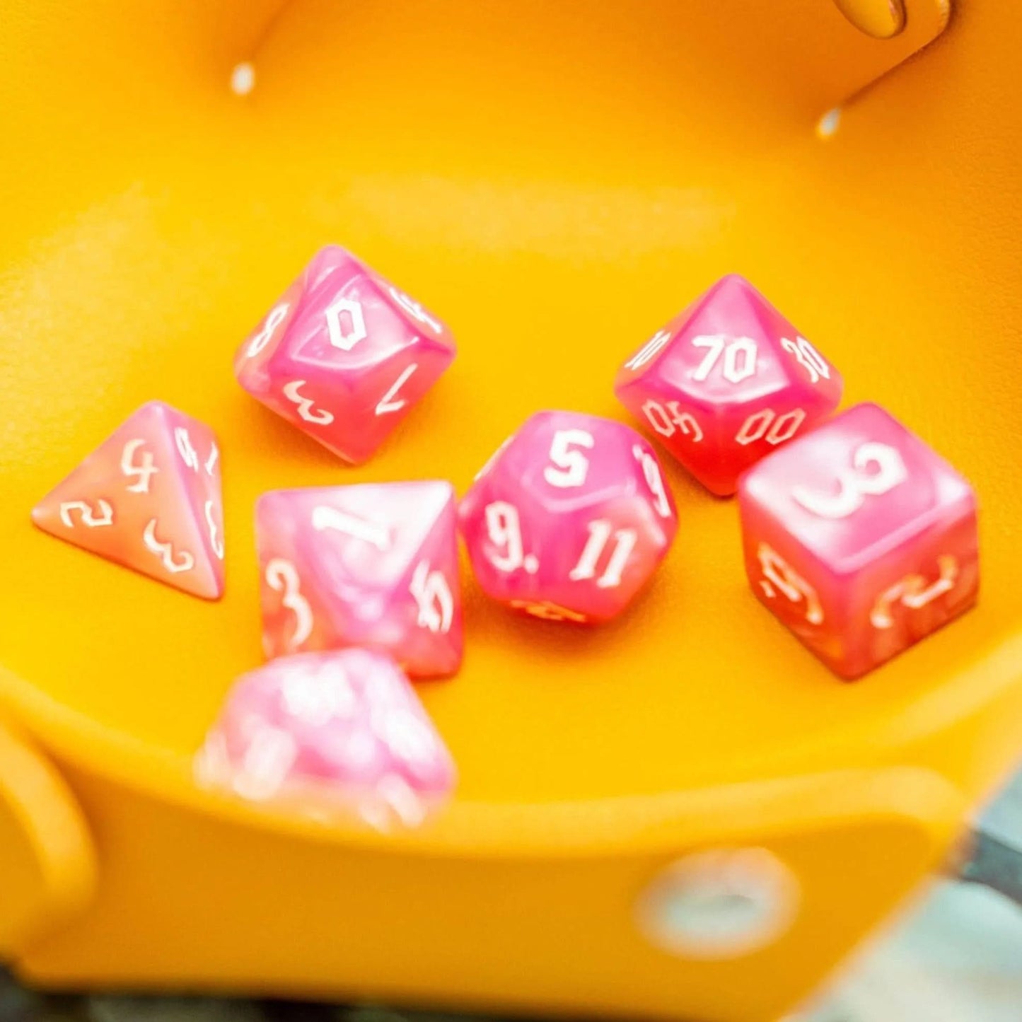 Pink Mist Dice Set