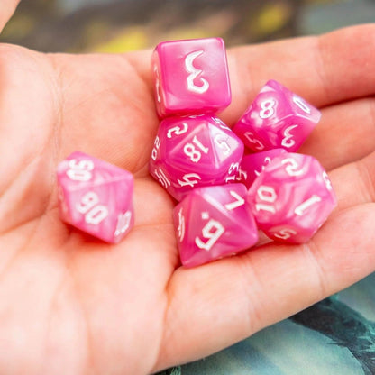 Pink Mist Dice Set