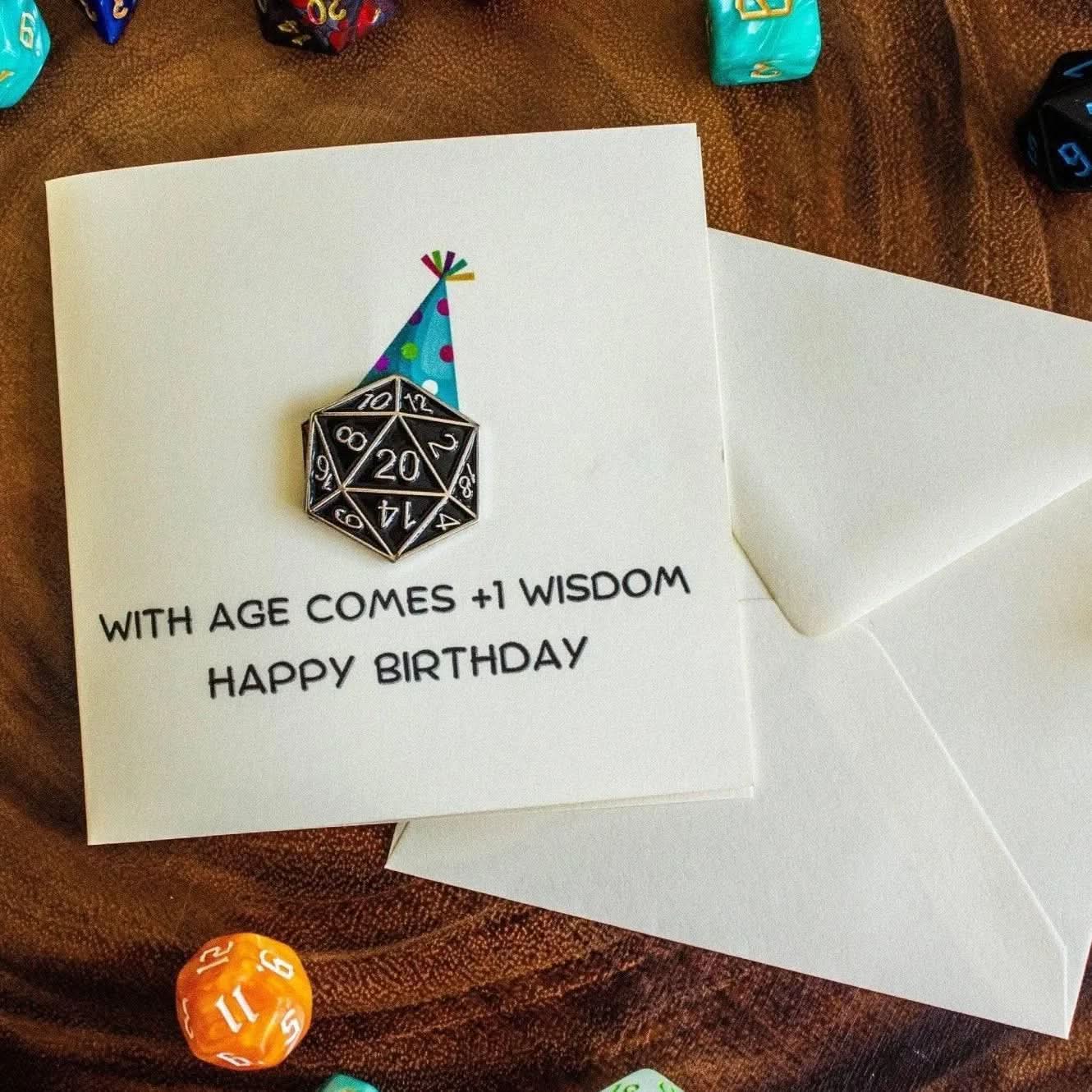 Birthday Card  +1 Wisdom