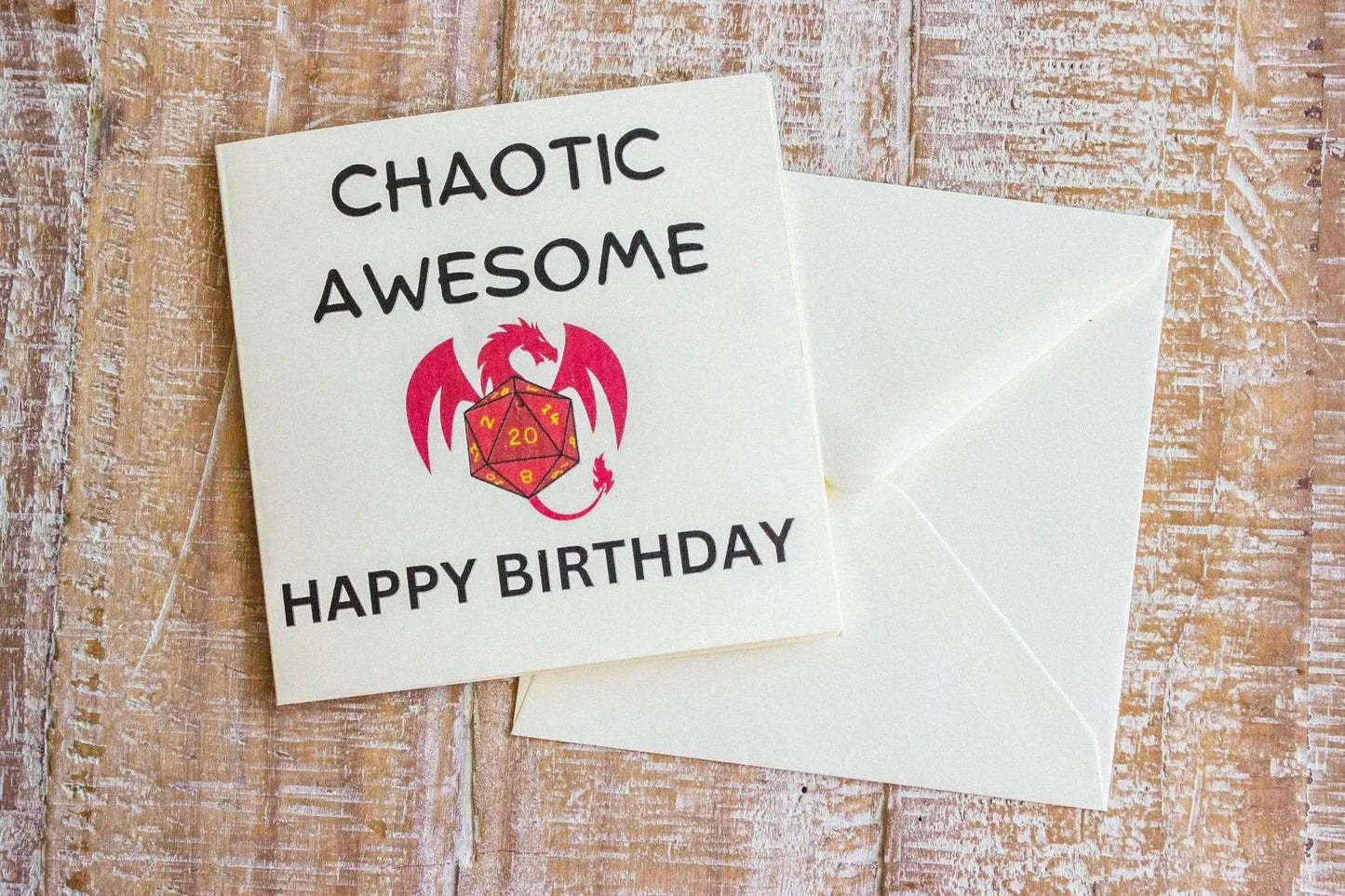 Birthday Card Chaotic Awesome