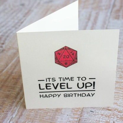Birthday Card Level Up