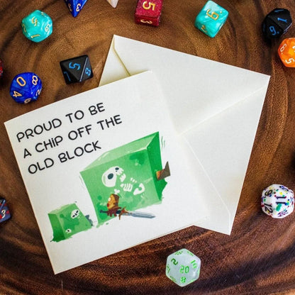 Birthday Card Gelatinous Cube