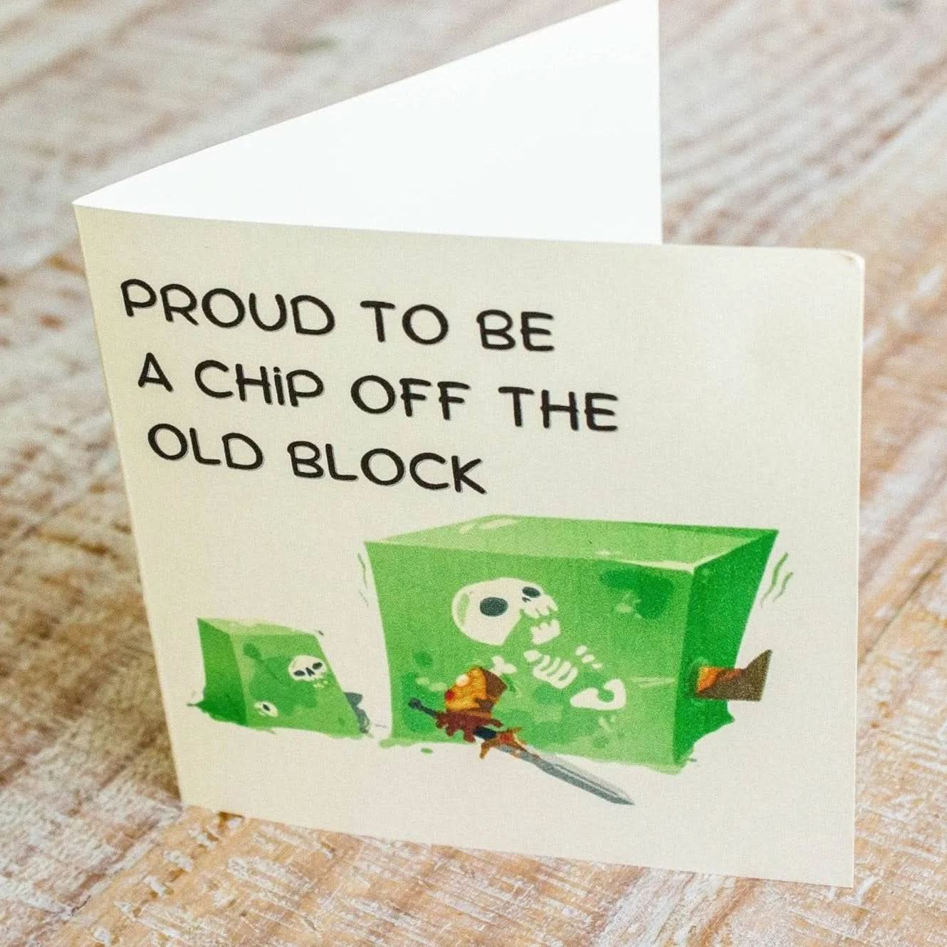 Birthday Card Gelatinous Cube