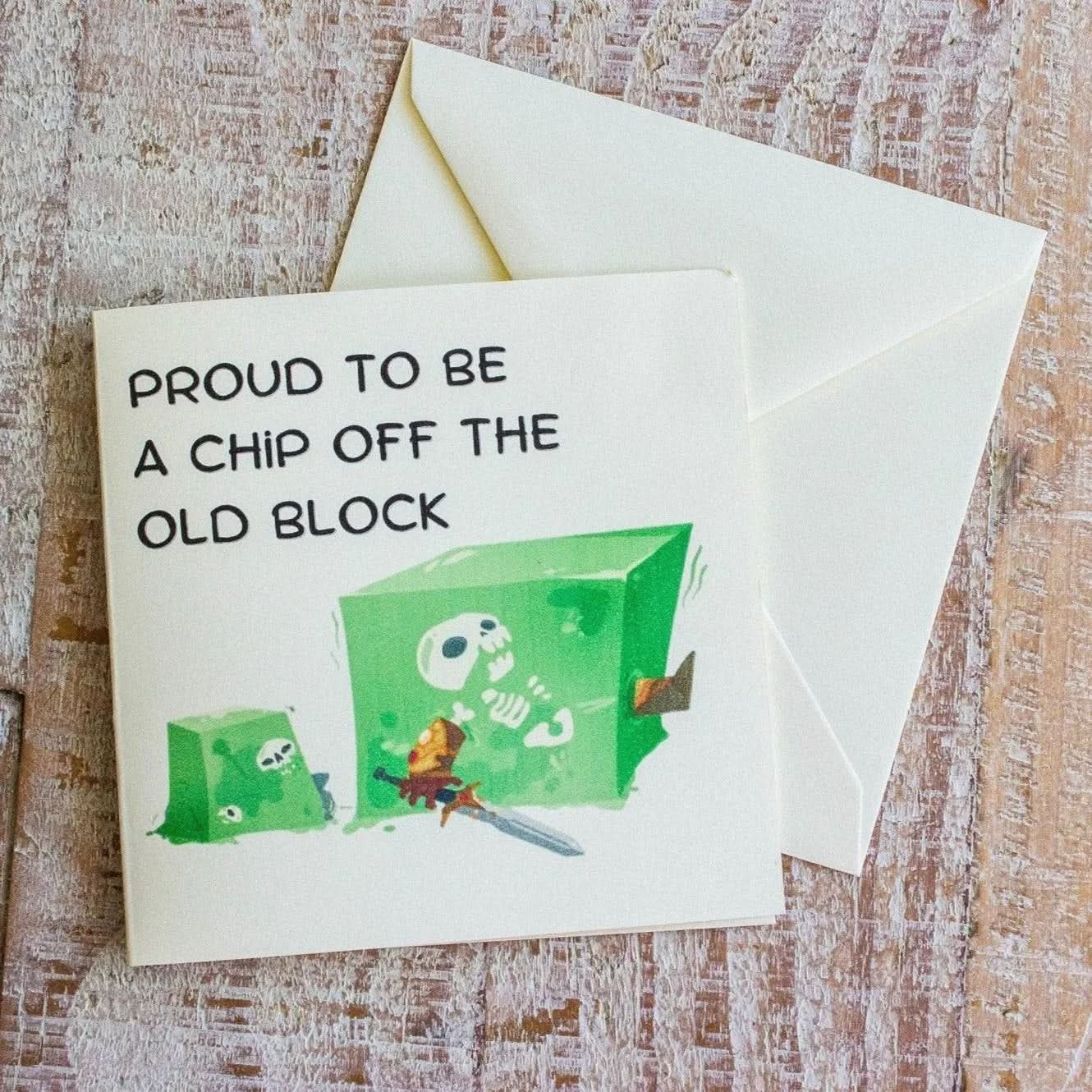 Birthday Card Gelatinous Cube